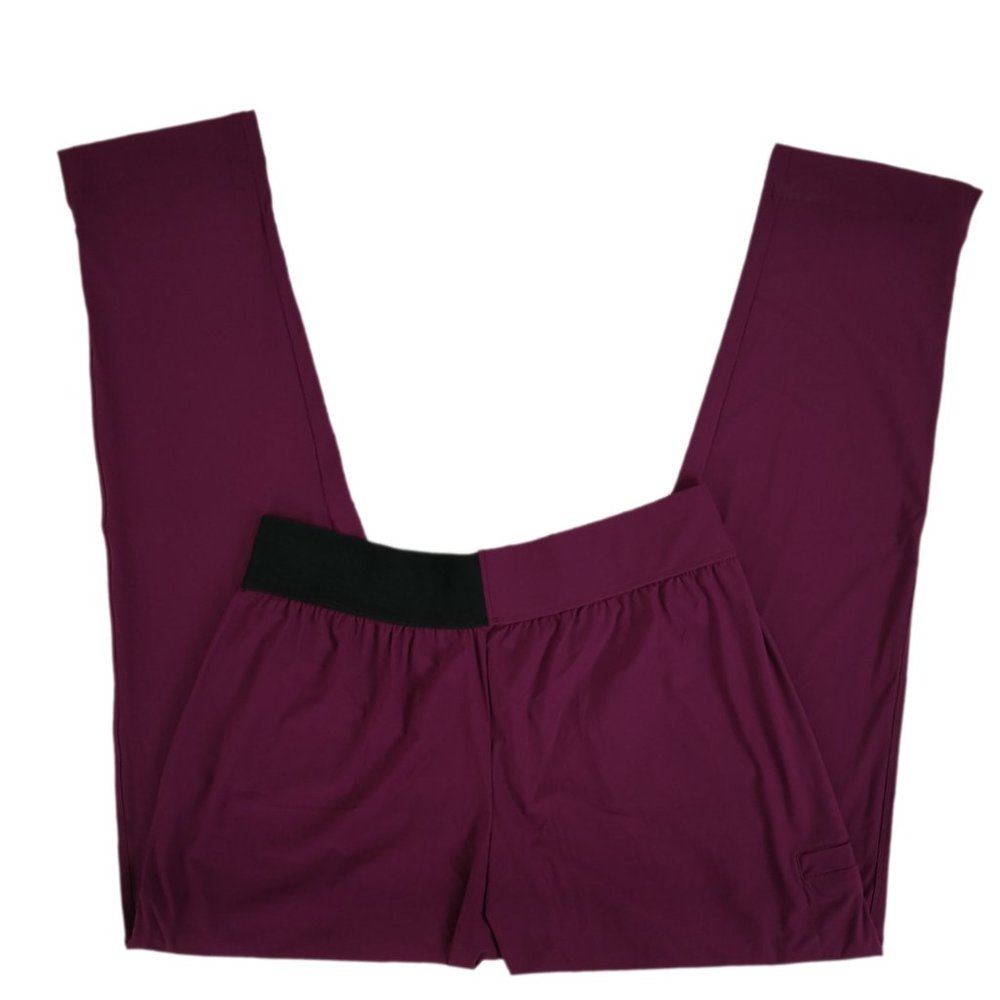 Grey's Anatomy Scrub Pants GEP004-65 Wine - Picture 2 of 13